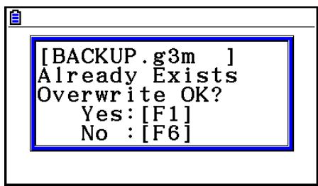 CASIO GRAPH COLOR FX-CG20 - Appuyez sur F1 (SAVE). - 2