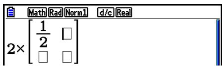 CASIO GRAPH COLOR FX-CG20 - Example 2 Pour saisir (1 + 25) - 3