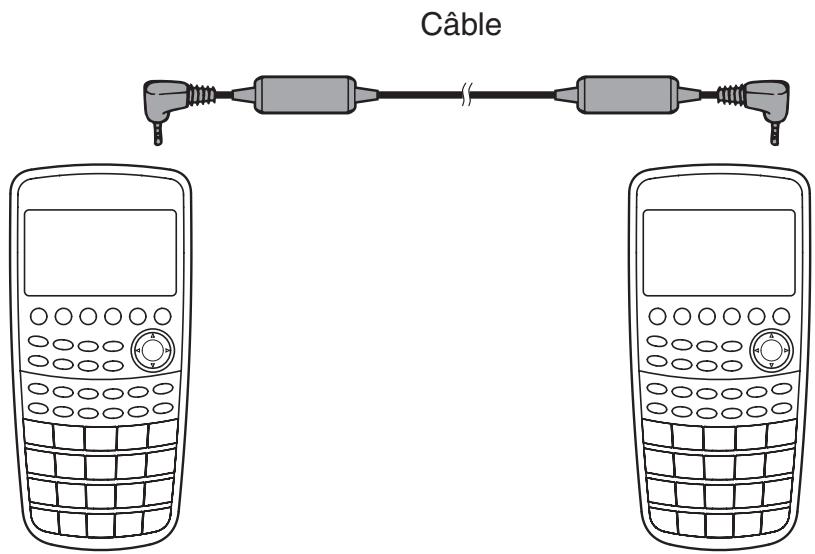 CASIO GRAPH COLOR FX-CG20 - Pour raccorder deux calculatrices - 1