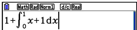 CASIO GRAPH COLOR FX-CG20 - Example 2 Pour saisir (1 + 25) - 5