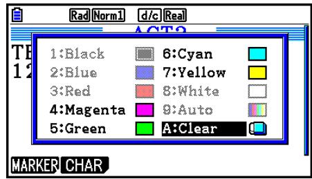 CASIO GRAPH COLOR FX-CG20 - Pour surliner du texte - 2