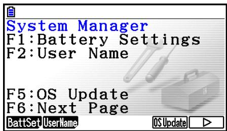 CASIO GRAPH COLOR FX-CG20 - Utilisation du menu de réglages du système - 2
