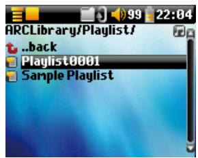 ARCHOS 105 - Charger une liste musicale - 1