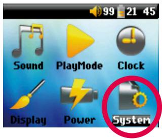 ARCHOS 105 - Modifier les paramètres du système - 1