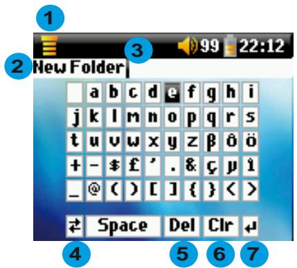 ARCHOS 105 - Utiliser le clavier virtuel - 1