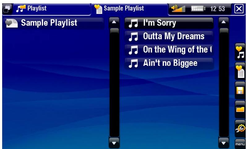 ARCHOS 405/605/705 - ÉCOUTER UNE LISTE MUSICALE - 1