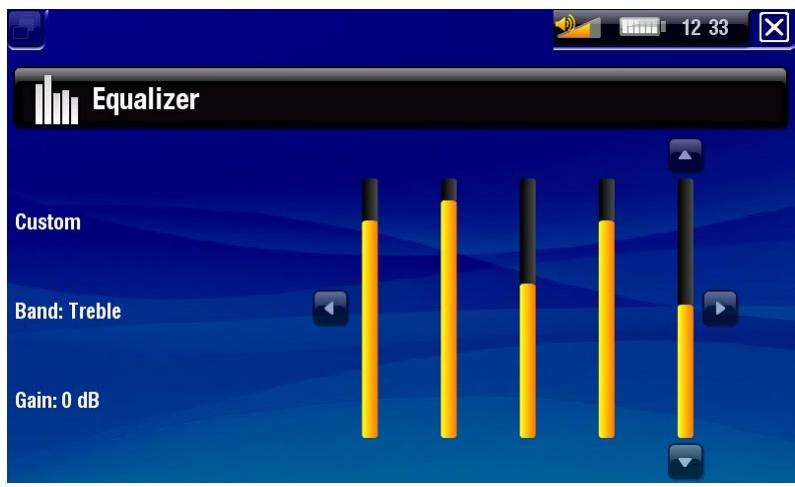 ARCHOS 405/605/705 - ÉCRAN “EQUALIZER” [ÉGALISEUR] - 1