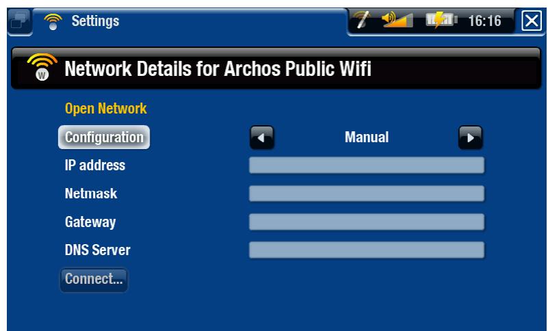 ARCHOS 405/605/705 - RéSEaux OUVERTS - 2