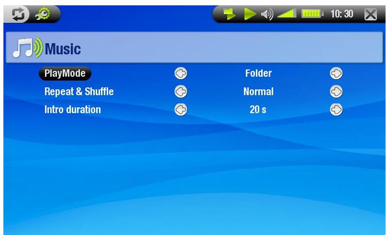 ARCHOS 704 WIFI - PARAMÈ TRES MUSIQUE - 1