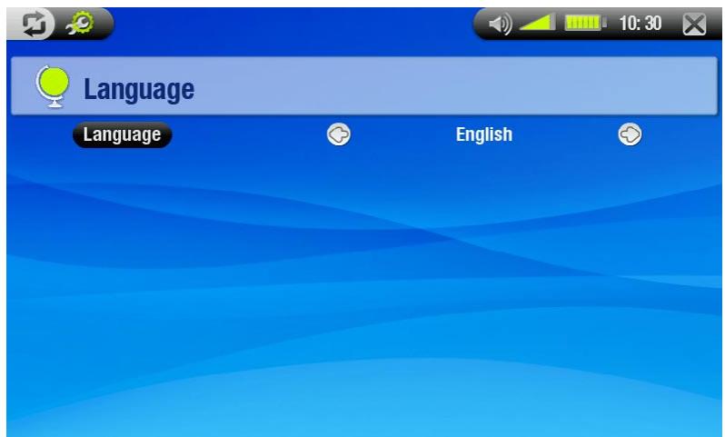 ARCHOS 704 WIFI - CHANGEMENT DE LANGUE - 2