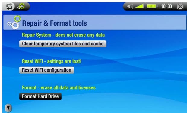 ARCHOS 704 WIFI - Outils de réparation & formatage - 1