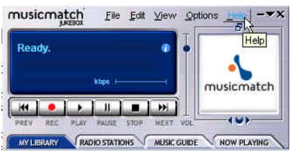ARCHOS JUKEBOX MULTIMEDIA 120 - Utiliser le logiciel MusicMatch - 1