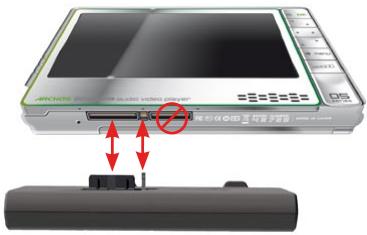 ARCHOS TRAVEL ADAPTER GEN5 - Connecting the Adapter - Connexion de l'adaptateur - Conexión del adaptor - 1