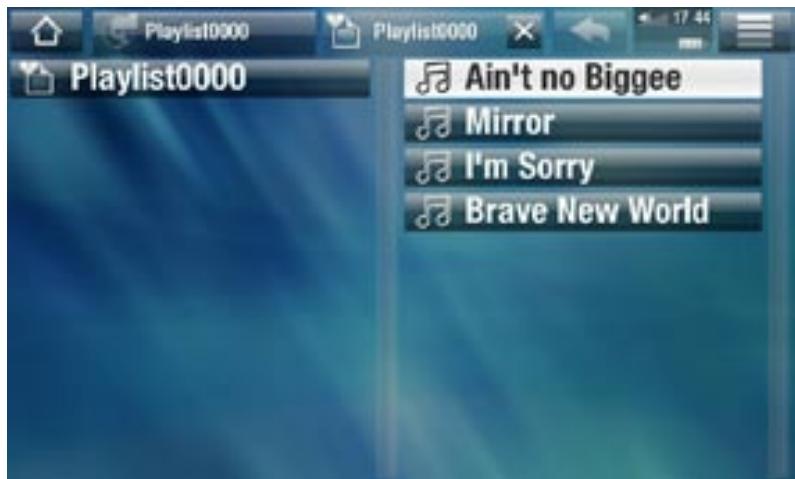 ARCHOS 3G+ DE SFR - ÉCOUTER UNE LISTE MUSICALE - 1