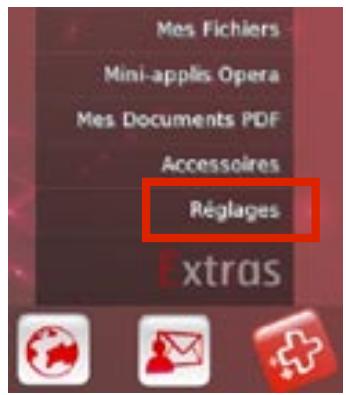 ARCHOS 3G+ DE SFR - PARAMÈ TRES PRIN- CIPAUX - 1