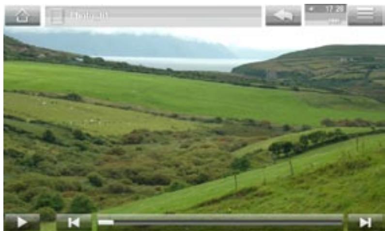 ARCHOS 5 - ÉCRAN DE LA VISIONNEUSE DE PHOTOS - 1