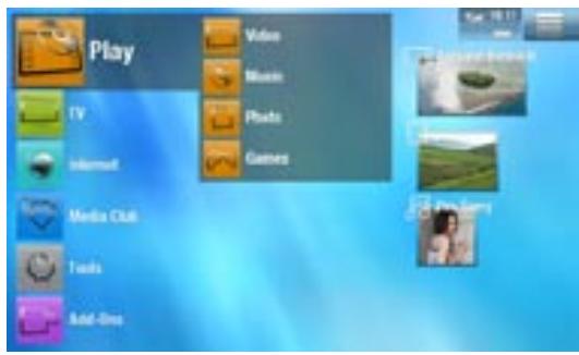 ARCHOS 5 - Menu contextual - 1