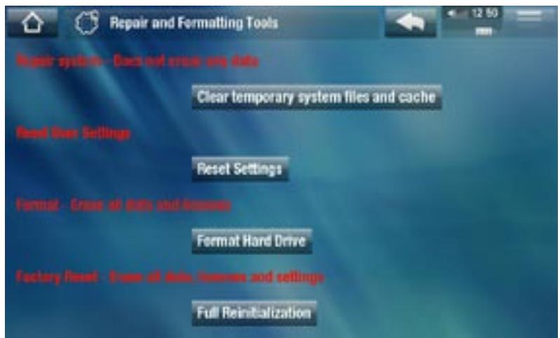 ARCHOS 5 - REPAIR AND FORMATTING TOOLS [OUTILS DE RÉPARATION ET FORMATAGE] - 1