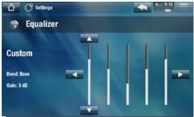 ARCHOS 5 - ÉCRAN EQUALIZER [ÉGALISEUR] - 1