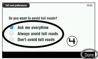 ARCHOS 605 GPS - IMPOSTAZIONI PEDAGGI - 4