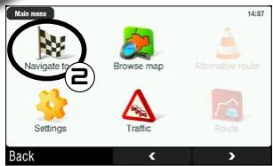 ARCHOS 605 GPS - IN CHE MODE S I SELEZIONA UNA DESTINATIONE FAVORITA? - 2