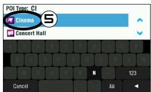 ARCHOS 605 GPS - IN CHE MODE S I SELECTIONA UN PUNTO DI INTERESSE (POI)? - 5
