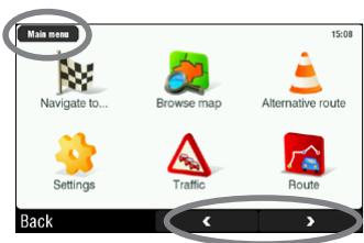 ARCHOS 605 GPS - 5.2.HAUPTMENU - 2