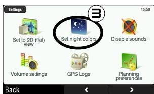 ARCHOS 605 GPS - TAG-/NACHTFARBMODUS - 3