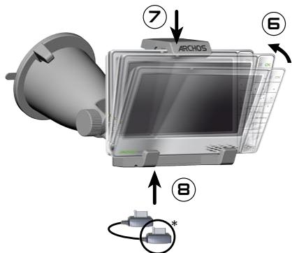 ARCHOS 605 GPS - COLLEGAMENTO DEL LETTORE ARCHOS - 2