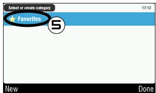 ARCHOS 605 GPS - CRÉER UN FAVORI - 5