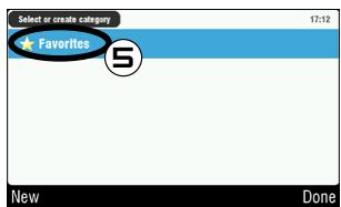 ARCHOS 605 GPS - ERSTELLEN EINES FAVORITENEINTRAGS - 5