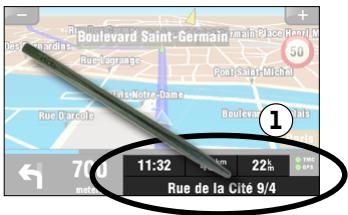 ARCHOS 605 GPS - ANHAND DER LETZTEN ZIELEINGABEN (SCHNELLSTE METHODE) - 1