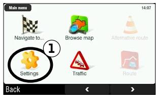 ARCHOS 605 GPS - PLANNING PREFERENCES - 1