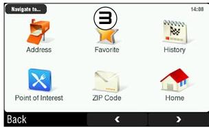 ARCHOS 605 GPS - HOW DO I GO TO A MEMORIZED DESTINATION? - 3