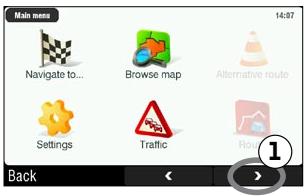ARCHOS 605 GPS - CREATING A FAVORITE - 1