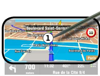 ARCHOS 605 GPS - ¿CÓMoyo LLEGAR A UN PUNTO DE INTERES (PDI)? - 1