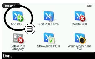 ARCHOS 605 GPS - CRÉER UN FAVORI - 3