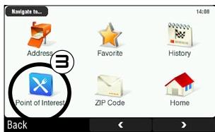ARCHOS 605 GPS - WIE GELANGE ICH ZU EINEM POINT OF INTEREST (POI)? - 3