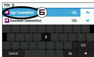 ARCHOS 605 GPS - WIE GELANGE ICH ZU EINEM POINT OF INTEREST (POI)? - 6