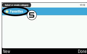 ARCHOS 605 GPS - CREATING A FAVORITE - 5
