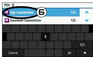 ARCHOS 605 GPS - ¿CÓMoyo LLEGAR A UN PUNTO DE INTERES (PDI)? - 6