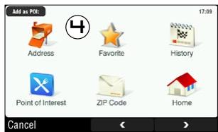 ARCHOS 605 GPS - CREACION DE UN FAVORito - 4
