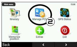 ARCHOS 605 GPS - CREACION DE UN FAVORito - 2