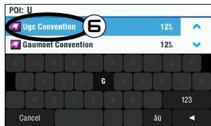 ARCHOS 605 GPS - HOW DO I GO TO A POINT OF INTEREST (POI)? - 6