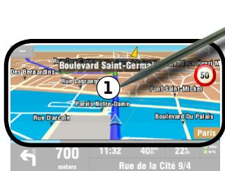 ARCHOS 605 GPS - MODES DE COULEUR DIURNÉ/NOCTURNE - 1