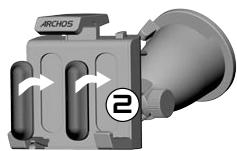 ARCHOS 605 GPS - INSTALLATION DER GUMMI-ADAPTER - 2