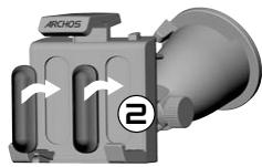 ARCHOS 605 GPS - INSTALLATION DES CALES EN CAOUTCHOUC - 2