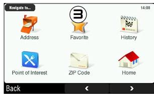 ARCHOS 605 GPS - IN CHE MODE S I SELEZIONA UNA DESTINATIONE FAVORITA? - 3