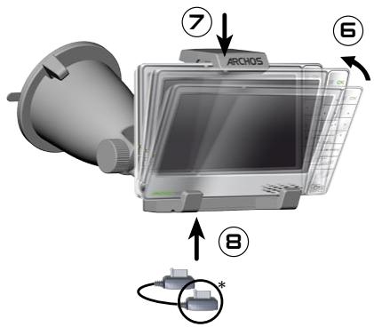 ARCHOS 605 GPS - WHERE TO PLACE YOUR GPS? - 4