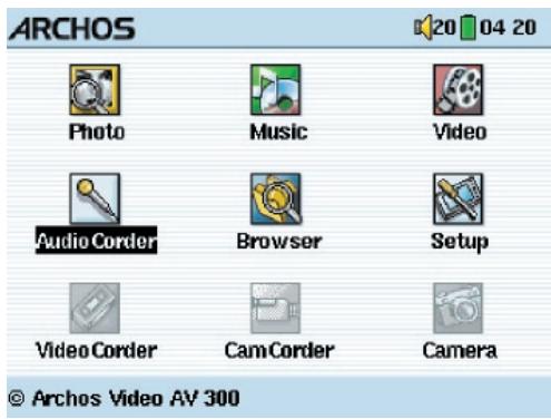 ARCHOS AV300 - Windows® - 7